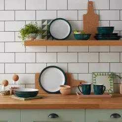 Denby Greenwich 17.5cm Small Plate - Emerald Green