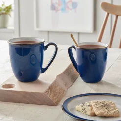 Denby Imperial Blue Coupe Dinner Plate - 26cm