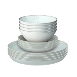 Denby Kiln 12 Piece Dinnerware Set - Green