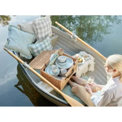 Denby Kiln 12 Piece Dinnerware Set - Green