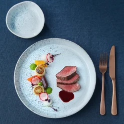 Denby Kiln 12 Piece Dinnerware Set - Blue