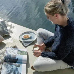 Denby Kiln 19cm Medium Organic Dish - Blue