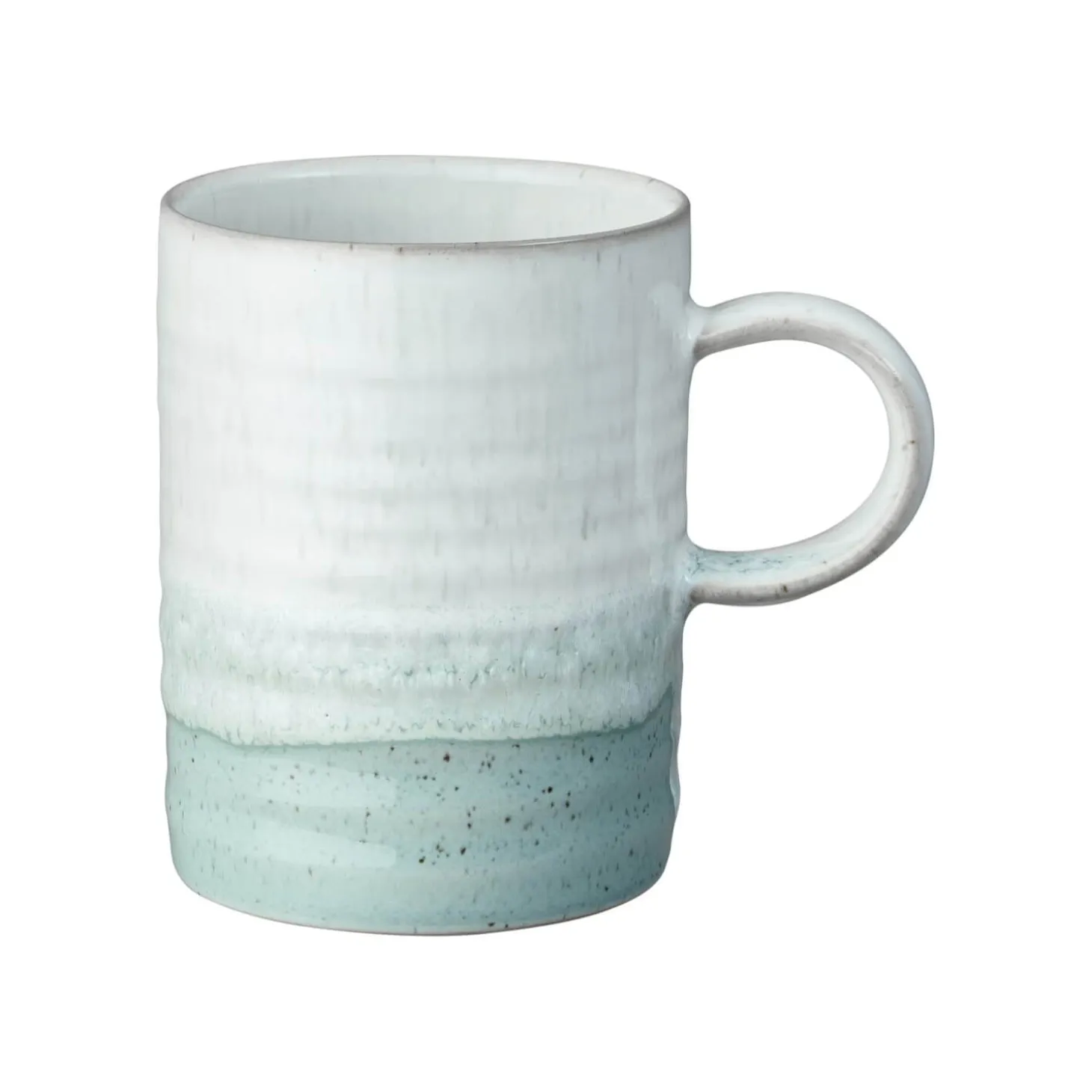 Denby Kiln 410ml Ridged Mug - Green