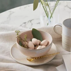 Denby Stoneware Kiln Accents 13cm Rice Bowl - Lemon