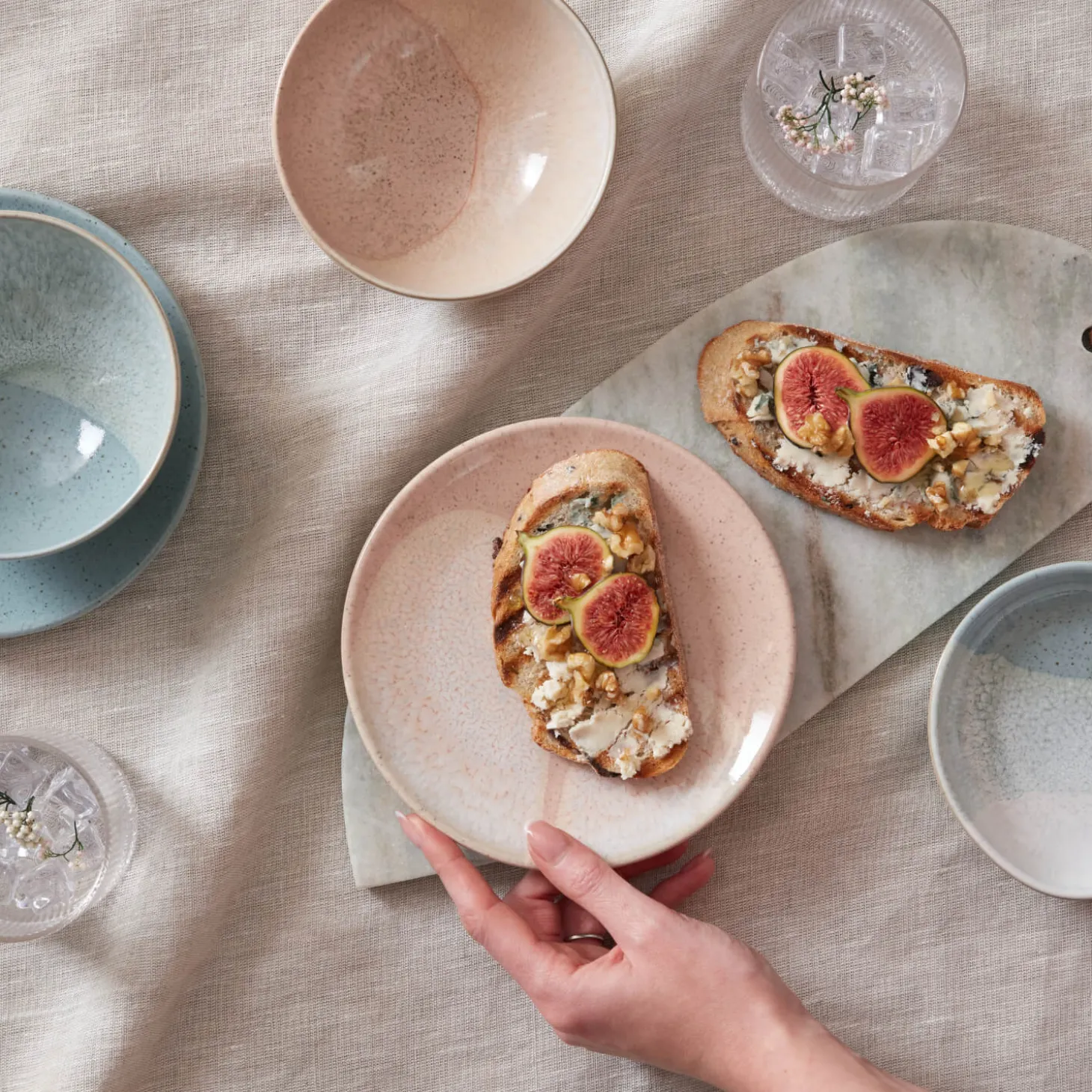 Denby Stoneware Kiln Accents 17cm Small Plate - Coral