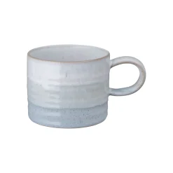 Denby Stoneware Kiln Accents 295ml Small Ridged Mug - Light Blue