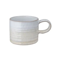 Denby Stoneware Kiln Accents 295ml Small Ridged Mug - Lemon