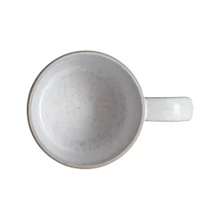 Denby Stoneware Kiln Accents 295ml Small Ridged Mug - Lemon