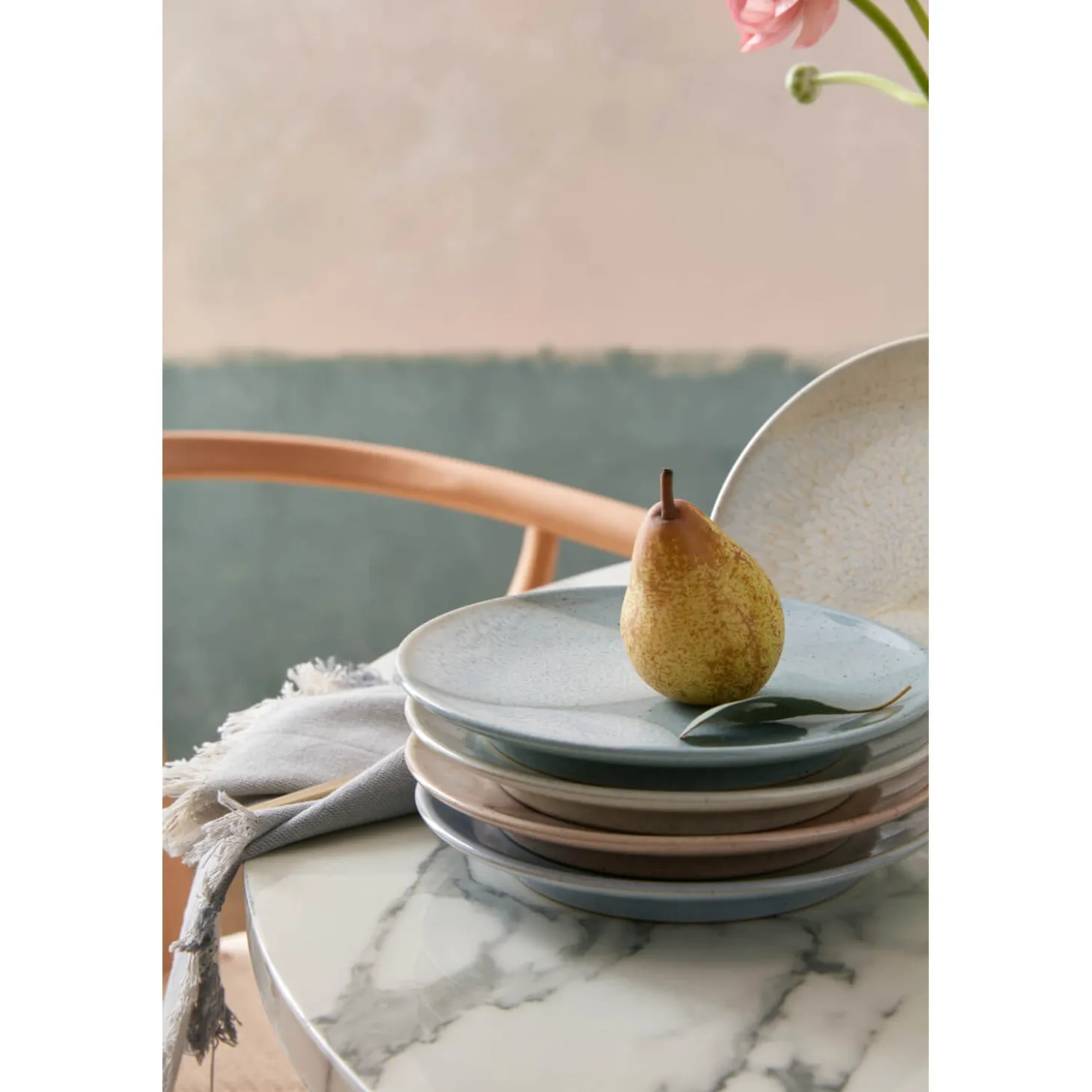 Denby Stoneware Kiln Accents 17cm Small Plate - Green