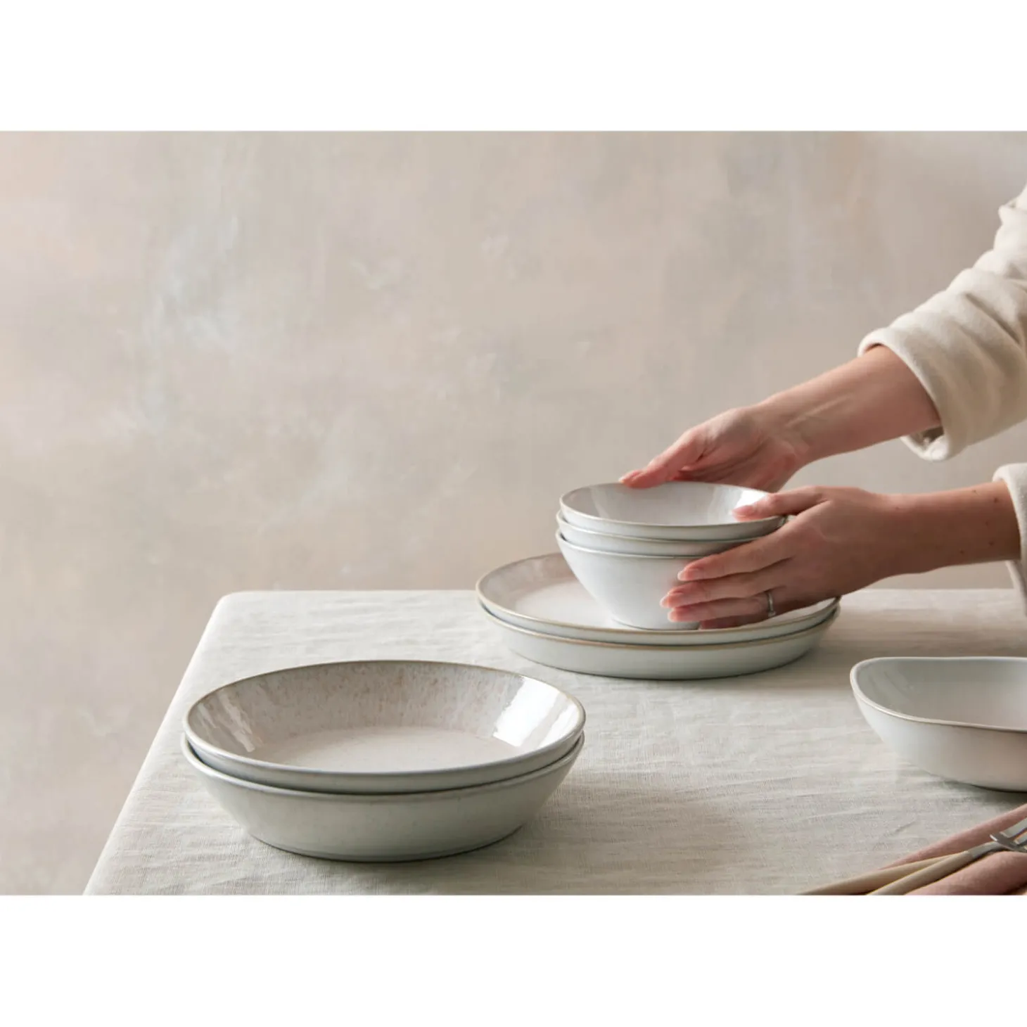 Denby Stoneware Kiln 16.5cm Cereal Bowl - Coral