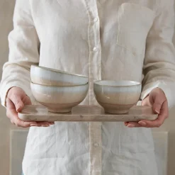 Denby Stoneware Kiln 13cm Rice Bowl - Coral