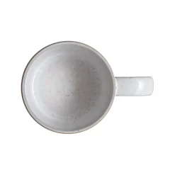 Denby Stoneware Kiln 295ml Small Ridged Mug - Coral