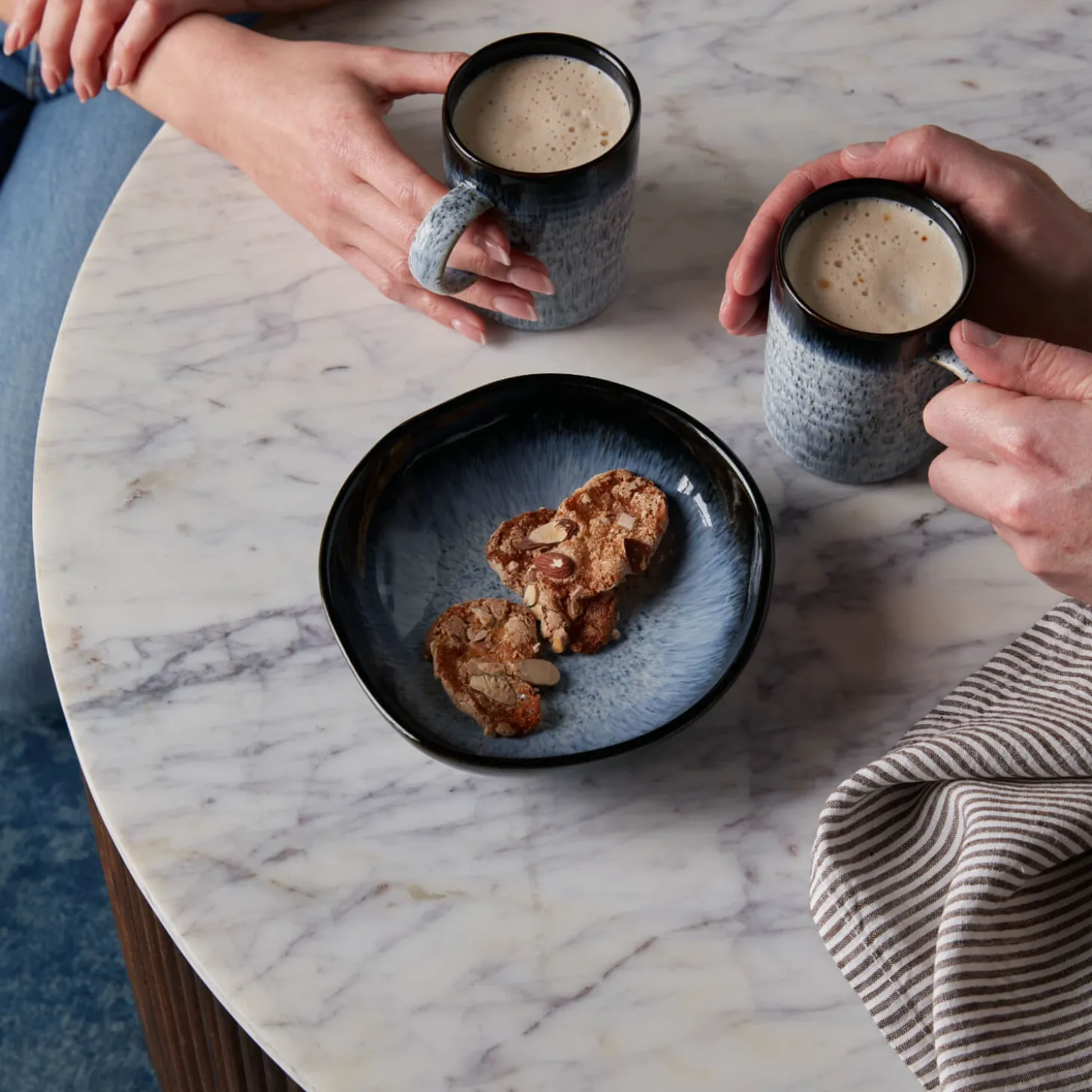 Denby Stoneware 410ml Ridged Mug - Halo