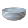 Denby Stoneware 4-Piece Pasta Bowls - Sky Blue