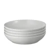 Denby Stoneware 4-Piece Pasta Bowls - Dove Grey