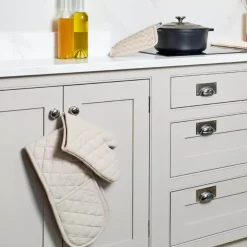 Dexam Love Colour Cotton Double Oven Gloves - Stone