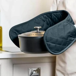 Dexam Love Colour Double Oven Glove - Ink Blue