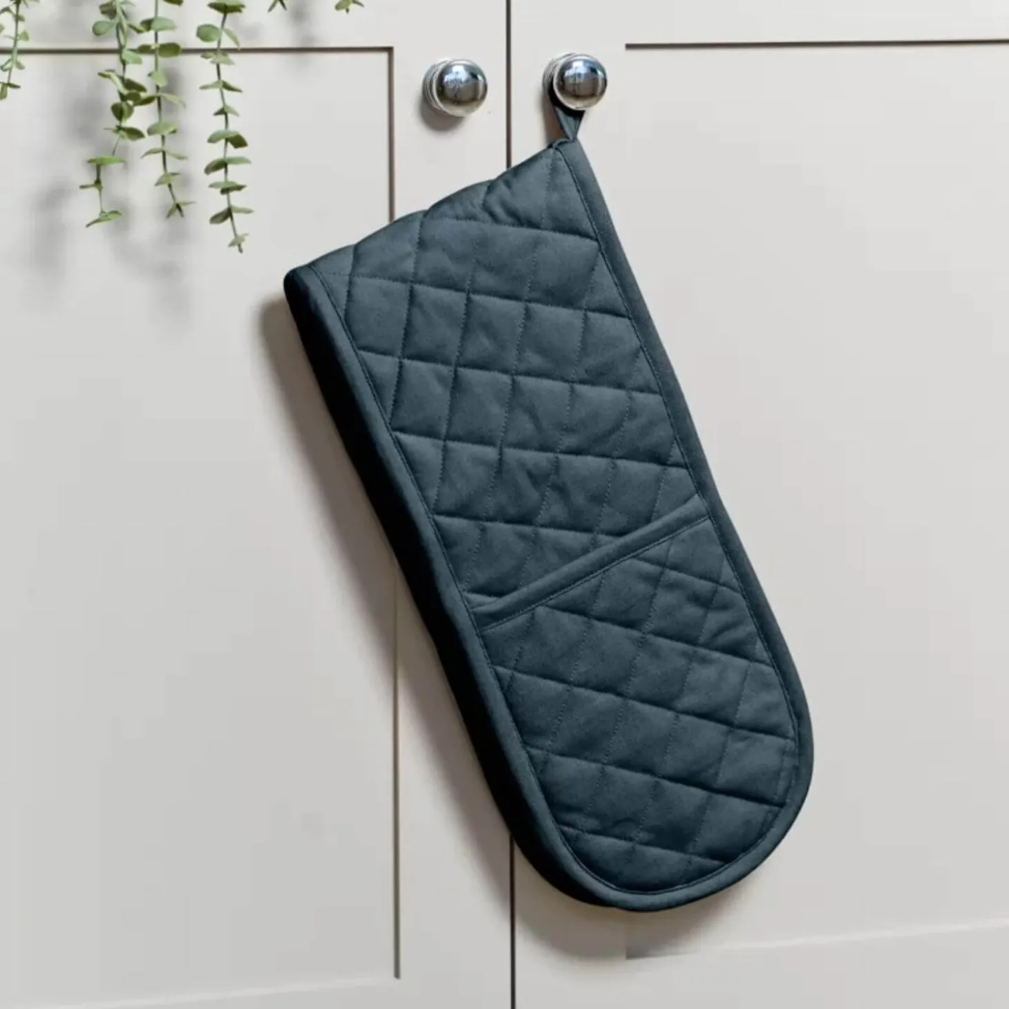 Dexam Love Colour Double Oven Glove - Ink Blue