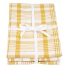 Dexam Love Colour Set of 3 Extra Large Tea Towels - Ochre