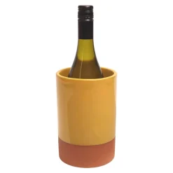 Dexam Sintra Glazed Terracotta Wine Cooler - Ochre