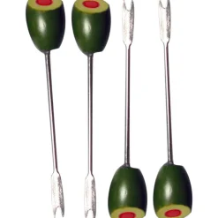 Dexam Stainless Steel Olive Picks - Set of 4