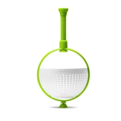 Dreamfarm Spina Colander & Salad Spinner - Green & White