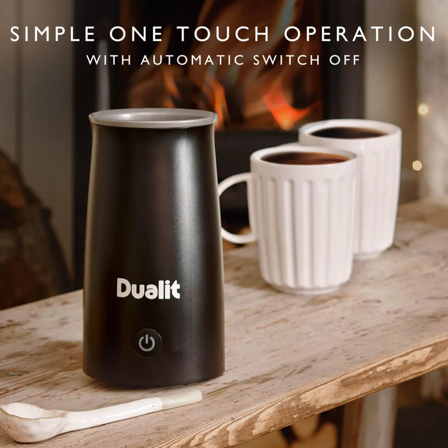 Dualit 84140 Hot Chocolate Maker & Milk Frother - Black