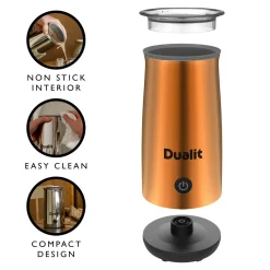 Dualit 84142 Hot Chocolate Maker & Milk Frother - Copper
