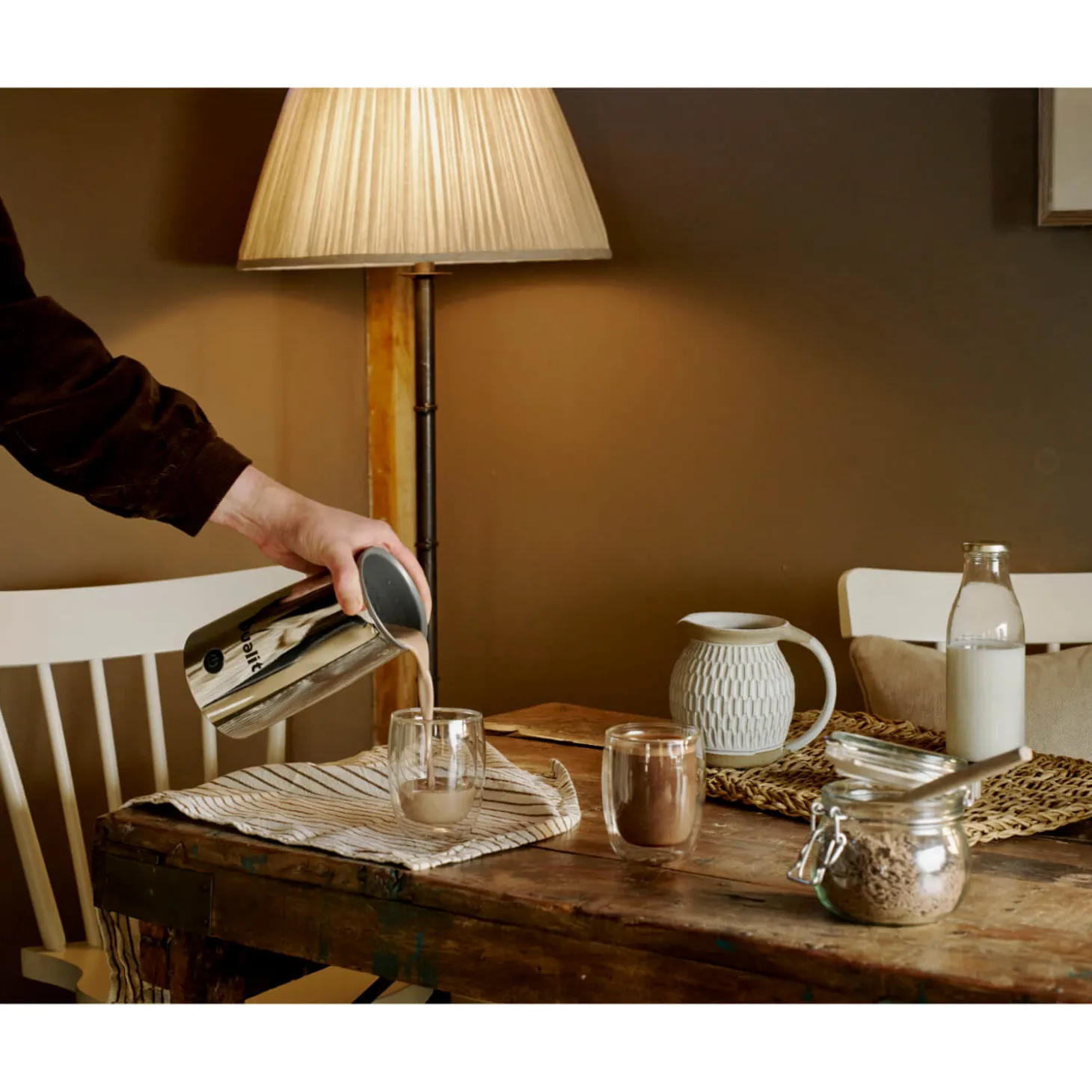 Dualit 84143 Hot Chocolate Maker & Milk Frother - Chrome