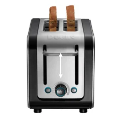 Dualit Architect 26505 2 Slot Toaster - Black & Brushed Stainless Steel
