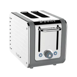 Dualit Architect 1.5 Litre Jug Kettle & 2-Slice Toaster Set - Grey & Stainless Steel
