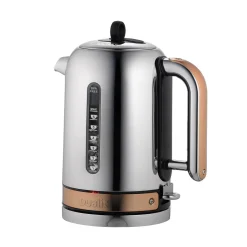 Dualit Classic 1.7 Litre Jug Kettle & 4-Slice Toaster Set - Copper & Chrome