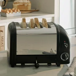 Dualit Classic Vario AWS 40370 4 Slice Toaster - Matt Black