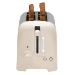 Dualit Lite 26213 2 Slice Toaster - Canvas White & Chrome