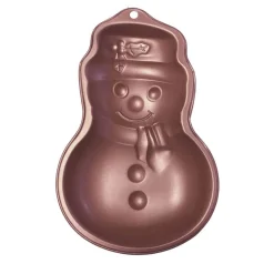 Eddingtons Christmas Snowman Copper Cake Pan