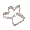 Eddingtons Stainless Steel Christmas Cookie Cutter With Handle - Angel