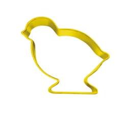 Eddingtons Yellow Easter Chick Cookie Cutter - 7.5cm