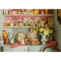 Emma Bridgewater Earthenware 6 1/2" Plate - Lovebirds Coral