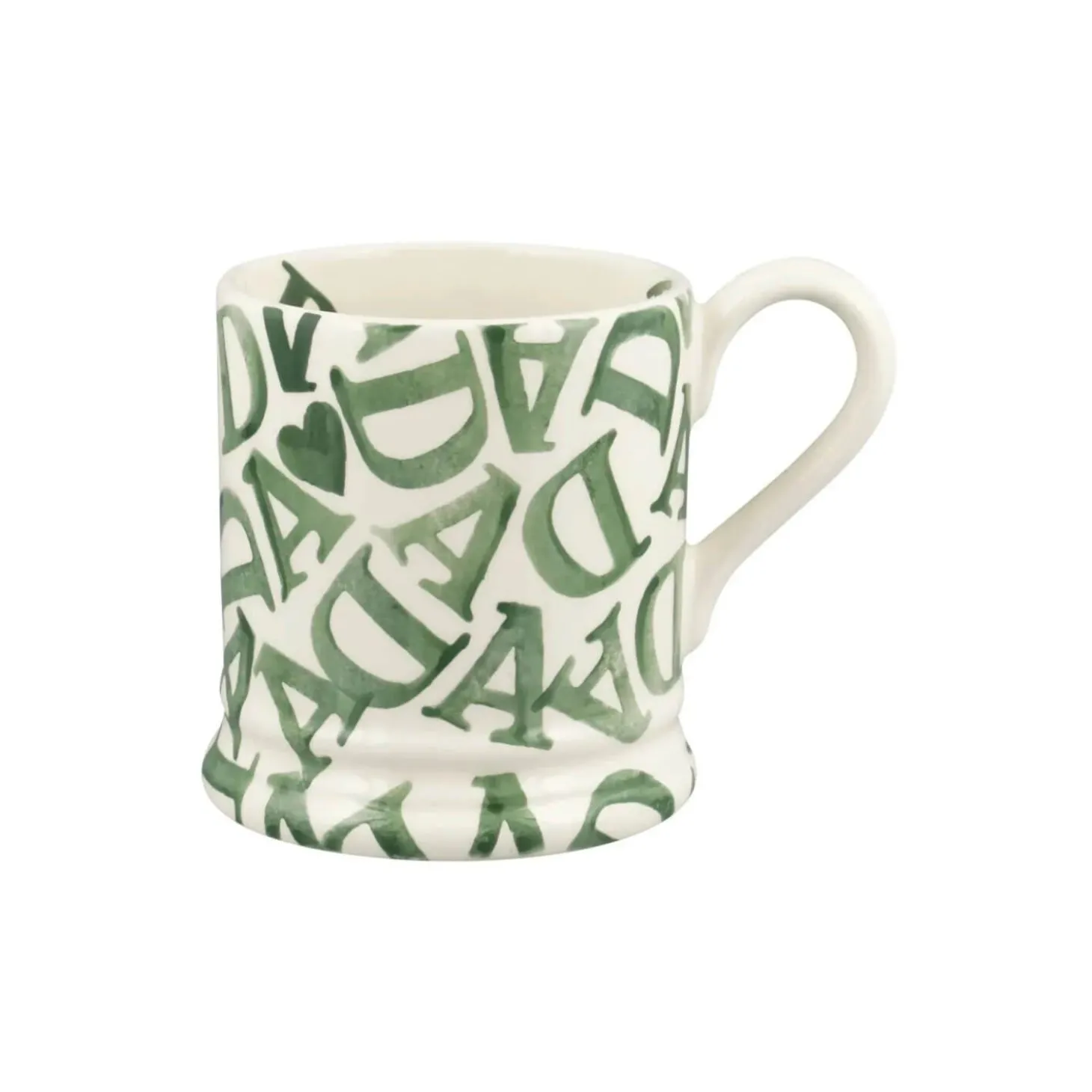 Emma Bridgewater Half Pint Mug - D.A.D Green