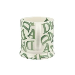 Emma Bridgewater Half Pint Mug - D.A.D Green