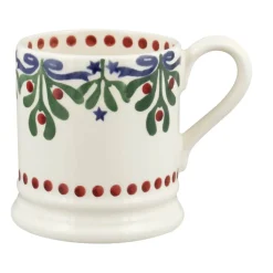 Emma Bridgewater Half Pint Mug - Mistletoe