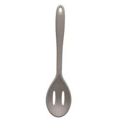 Fusion Twist Silicone Slotted Spoon - Grey