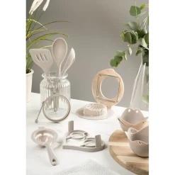 Fusion Twist Silicone Solid Spoon - Grey