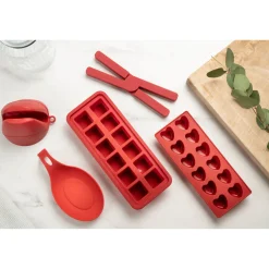 Fusion Twist Silicone Square 12-Cup Ice Cube Tray - Assorted