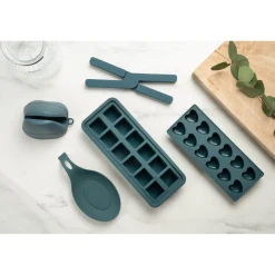 Fusion Twist Silicone Square 12-Cup Ice Cube Tray - Assorted
