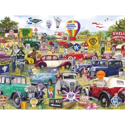 Gibsons 1000 Piece Jigsaw Puzzle - Motoring Memorabilia