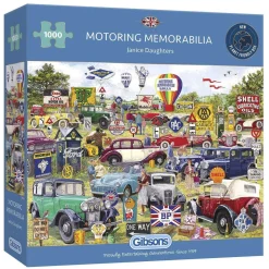 Gibsons 1000 Piece Jigsaw Puzzle - Motoring Memorabilia