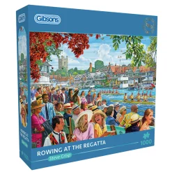 Gibsons 1000 Piece Jigsaw Puzzle - Rowing At The Regatta
