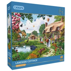 Gibsons 500 Piece Jigsaw Puzzle - Lakeside Cottage