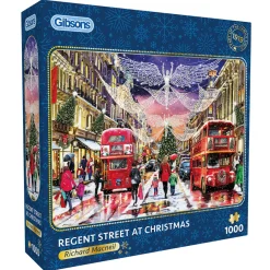 Gibsons 1000 Piece Jigsaw Puzzle - Regent Street At Christmas